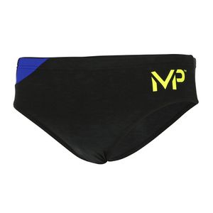 Traje de Baño Phelps 8cm Brief Splice Negro y Azul para Hombre