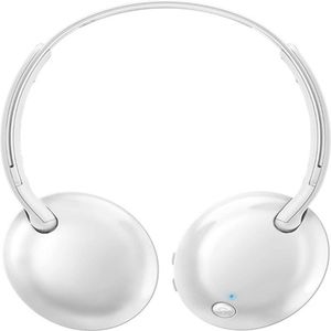 Audífono Bluetooth Philips SHB4405WT Tipo DJ Blanco