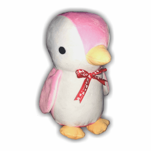 Peluche Pingüino 23cm Rosado