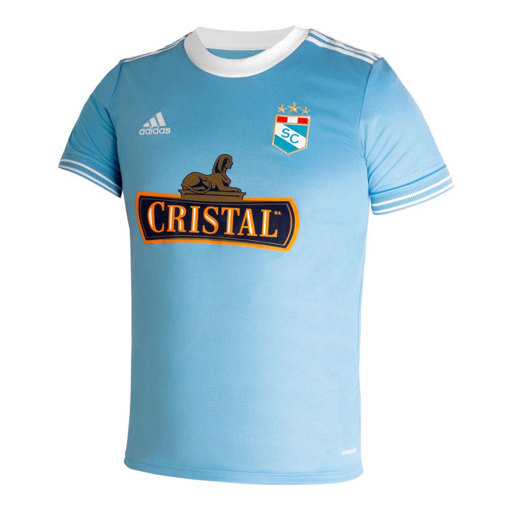 Camiseta Adidas Hombre Club Sporting Cristal 2021 JSY Celeste Talla S |  312648