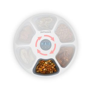 Comedero Automático Smartpet 6 Tiempos Tu Blanco