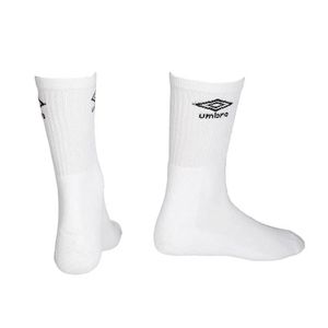 Medias Umbro 3 Pack Crew Sock J 64010u-002 Blanco Talla S