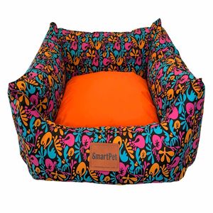 Cama Smartpet Premium Antifluido Talla 2 Flores