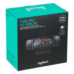 Cámara Web Logitech C920s Pro Full HD 1080 Negro