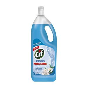 Limpiador de Pisos Líquido CIF Aroma Flor de Loto y Eucalipto Botella 1.5L