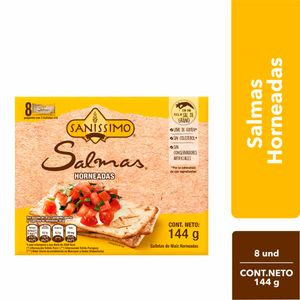 Galletas SANISSIMO Salmas Caja 144g
