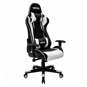 Silla Gamer Technisport 180° Sgbl + Escritorio Gamer de Fibra de Carbono Resistencia 60 Kg