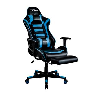 Silla Gamer Technisport 180° Sgaz + Escritorio Gamer de Fibra de Carbono Resistencia 60 Kg