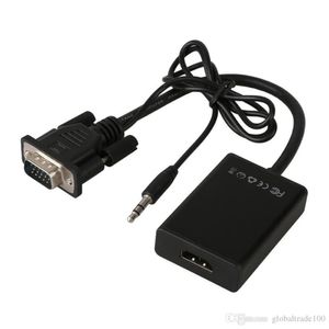 Convertidor VGA a HDMI con Audio Digital Full HD 1080p