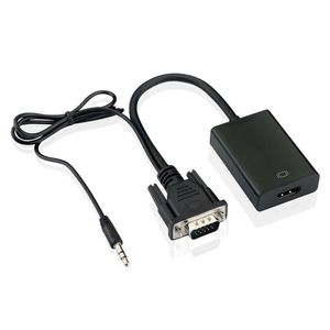 Convertidor VGA a HDMI con Audio Digital Full HD 1080p
