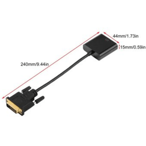 Adaptador Convertidor DVI D a VGA DVI-D a VGA 24 + 1 Conversor