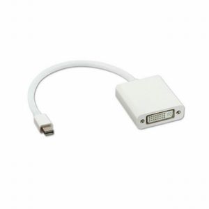 Convertidor Thunderbolt Mini Displayport a DVI Mdp a DVI Mac Blanco