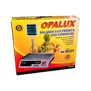 Balanza Electrónica Opalux Recargable 40K OP-208