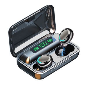 Audífonos Bluetooth F9 5-C TWS Power Bank 2000 mAh