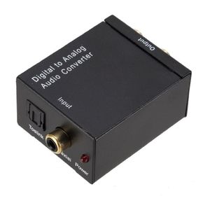Conversor Convertidor Audio Óptico Coaxial a Análogo RCA