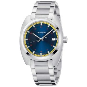 Reloj Calvin Klein Achieve K8W3114N Suizo Plateado Azul