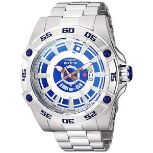 Reloj Invicta Star Wars 26519 Edición Limitada Automático Acero Inoxidable  Plateado Azul