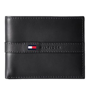 Billetera Tommy Hilfiger para Hombre de Cuero Ranger Passcase Negro 31TL22X062-BK
