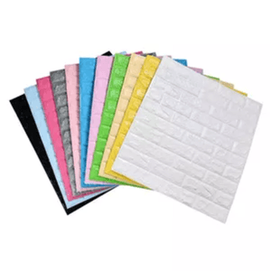 Papel Autoadhesivo 3D Estampado Ladrillo