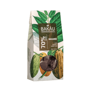 Chocolate Premium Bakáu con Macambo 70% Cacao 250g