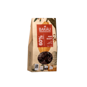 Chocolate Premium Bakáu Perú Select 60% Cacao 100g