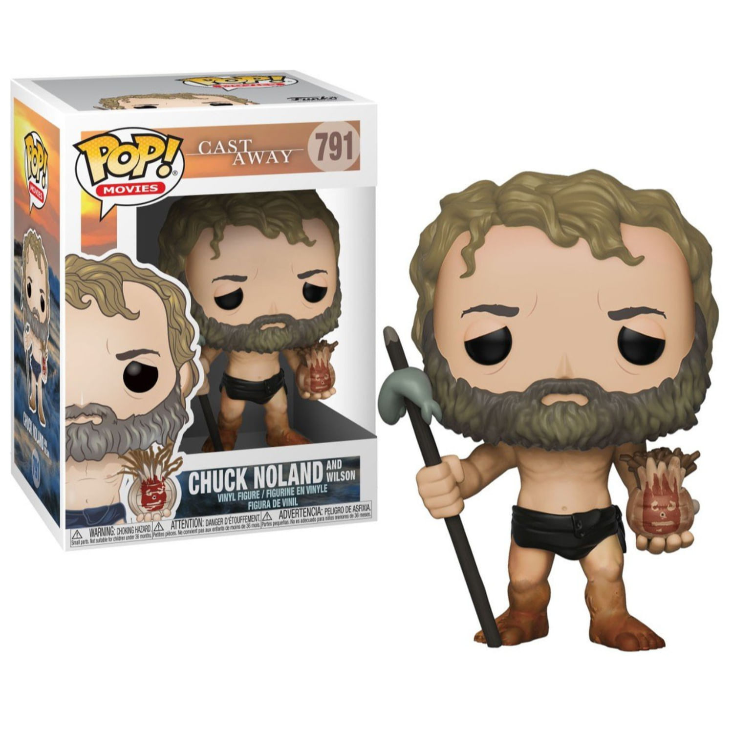 Funko Pop Cast Away - Náufrago - Chuck Noland and Wilson - Real Plaza