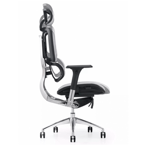 Silla Giratoria Ergonómica Decorplas Dubai  con Brazos Regulables 3D Color Gris