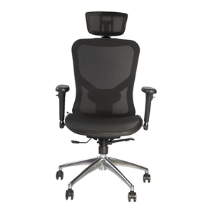 Silla Giratoria Ergonómica Decorplas Panamá con Brazos Regulables 3D Color Negro