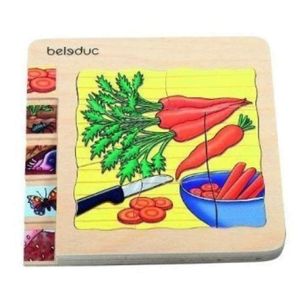 Rompecabeza en Capas Zanahoria 30 Pzs Beleduc 17044 de Madera