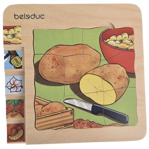 Rompecabeza en Capas Papa Beleduc 17043 de Madera