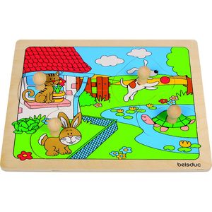 Encaje Mascotas X4 Pzs Beleduc 10146 de Madera