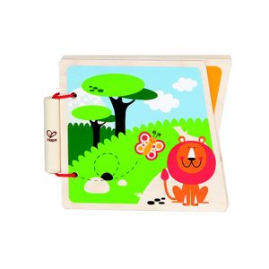 Libro Animales de La Selva Hape E0031 de Madera