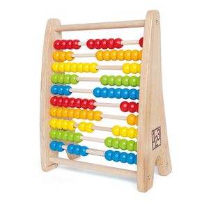 Abaco con Cuentas de Colores Hape E0412 de Madera
