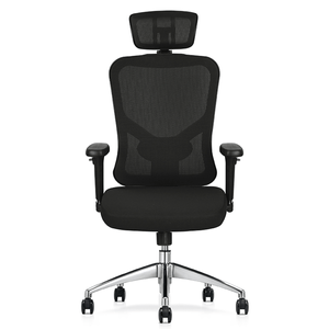 Silla Giratoria Ergonómica Decorplas Atlanta 2 con Brazos Regulables 3D Color Negro