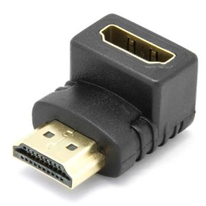 Adaptador Union HDMI Macho a HDMI Hembra Acople 1080p Codo