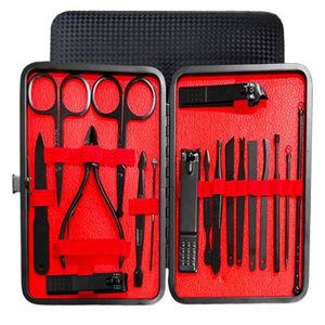 Set Manicura Acero Inoxidable 18 Piezas Cortauñas