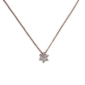 Collar Moiras Little Flower Oro Rosa