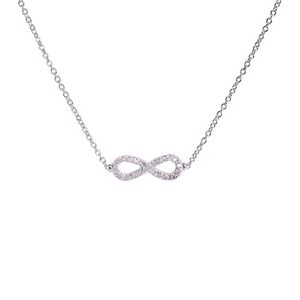 Collar Moiras Infinito Rodio
