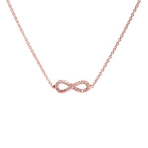 Collar Moiras Infinito Oro Rosa