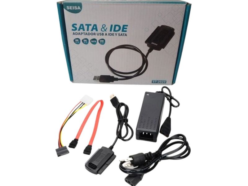 Convertidor 2 5 Y 3 5 Sata A Usb 2 0 Disco Duro Externo Real Plaza