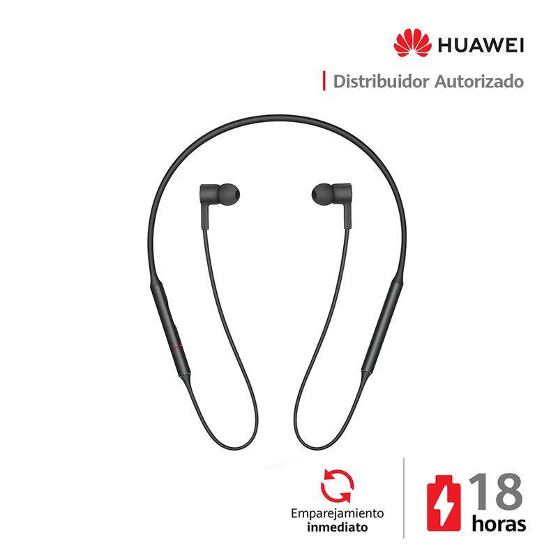 HUAWEI Auriculares inalámbricos Bluetooth Huawei Freelace Negro