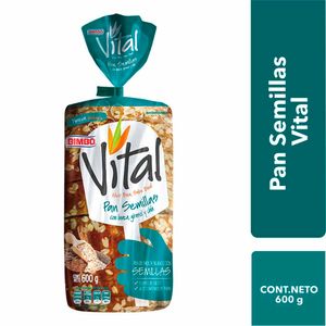 Pan de Molde Blanco BIMBO Vital de Semillas Bolsa 600g