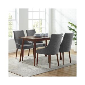Juego de Comedor 4 Sillas Julia Gris