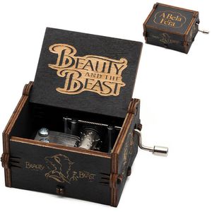 Caja Musical Bella y La Bestia Negro