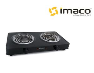 Cocina Eléctrica IMACO de 02 hornillas HP1400 - Negro
