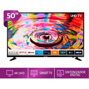 COMBO Televisor Samsung 4K UHD 125cm 50" Smart Tv 50NU7095 + Rack móvil Soportex LPA50-441 23" a 55"