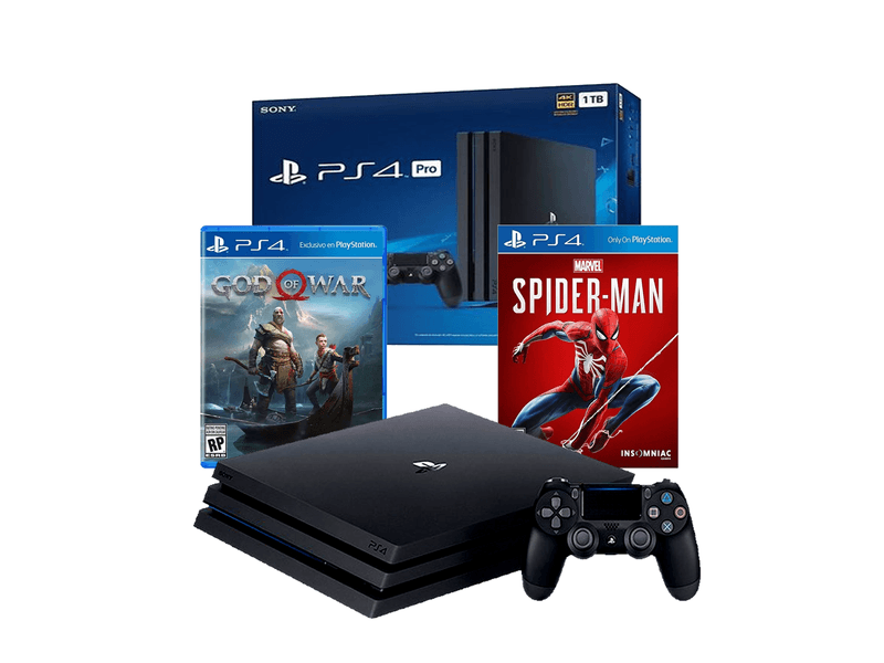 Consola Playstation 4 Pro 1tb Juegos Real Plaza Go