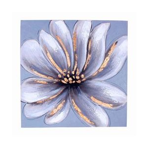 Cuadro Concepts Floral Gris A 50x50 Canvas