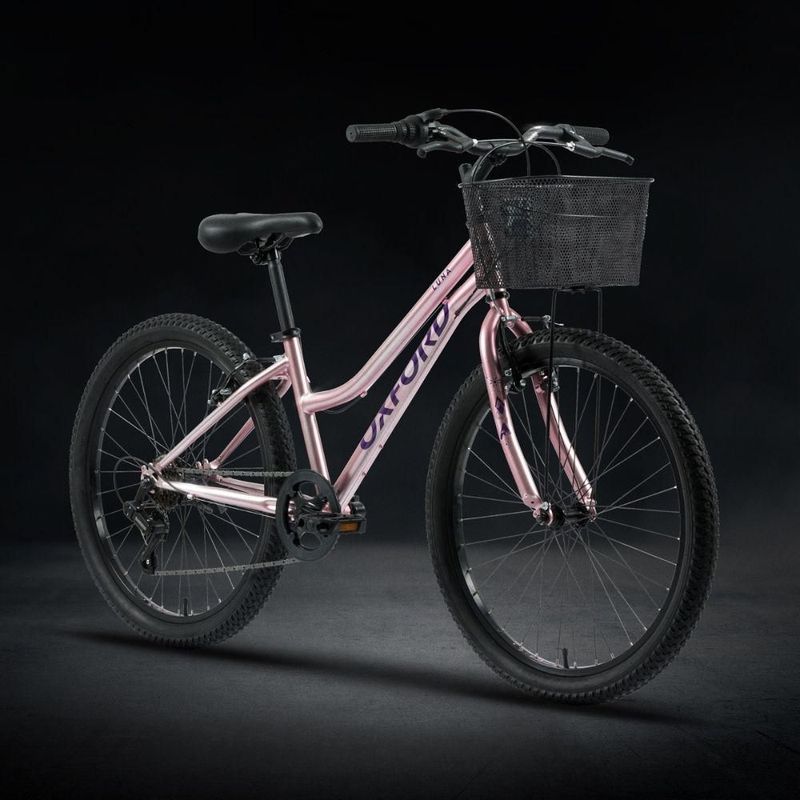 Bicicleta Oxford Luna 6V Aro 24 Rosado 337883