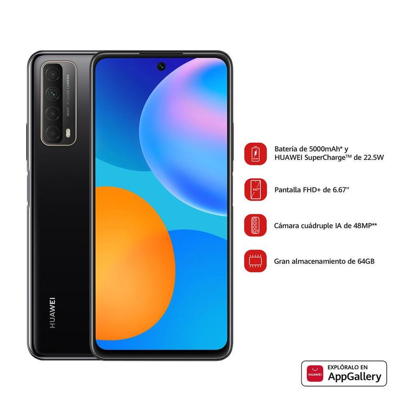 HUAWEI Y7a- Celular de 6.67 FHD+, Quad Cámara IA de 48 MP, 4GB RAM + 64GB